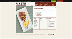 Desktop Screenshot of crevarstvo-majer.si